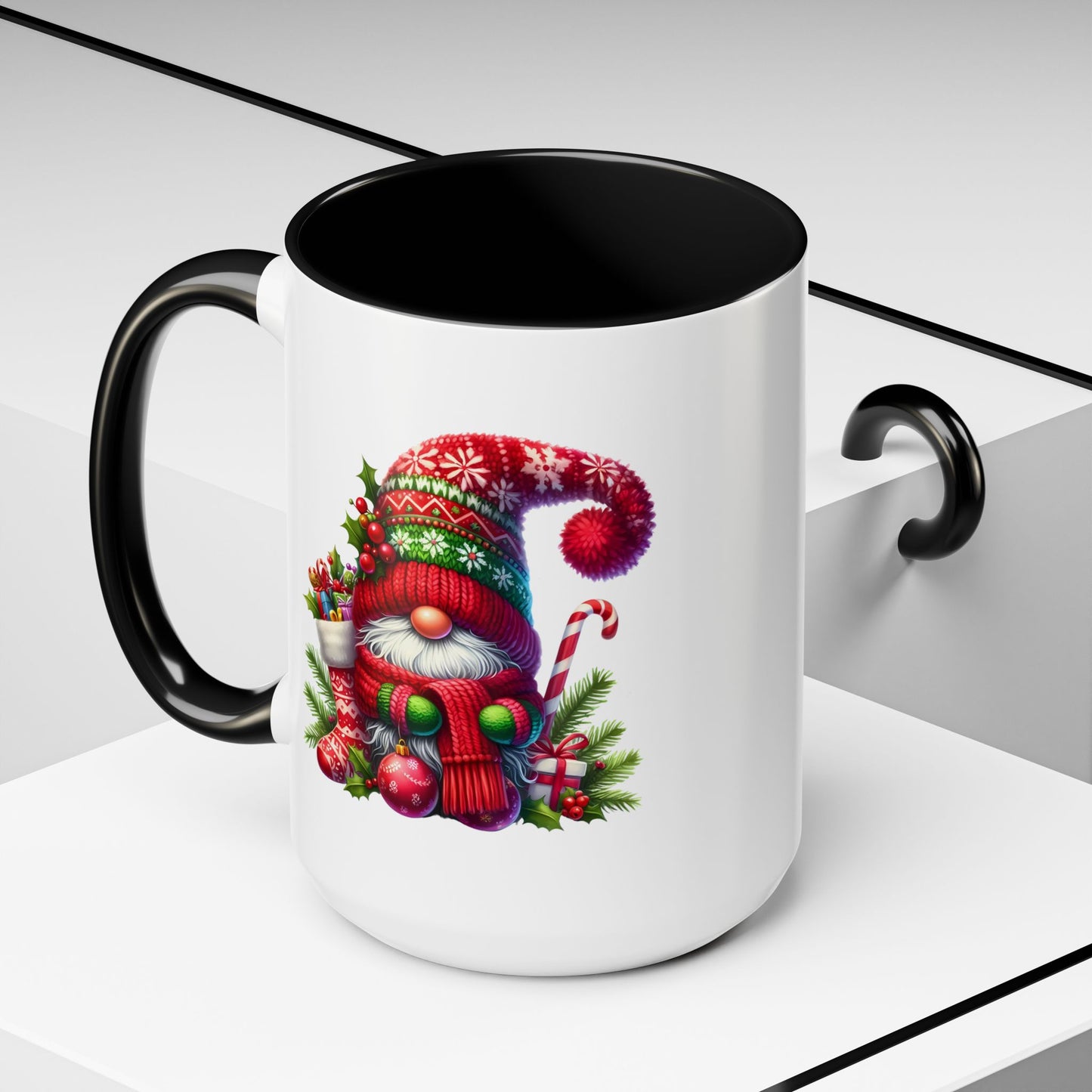 Christmas Mug - Gnome and Candy Cane