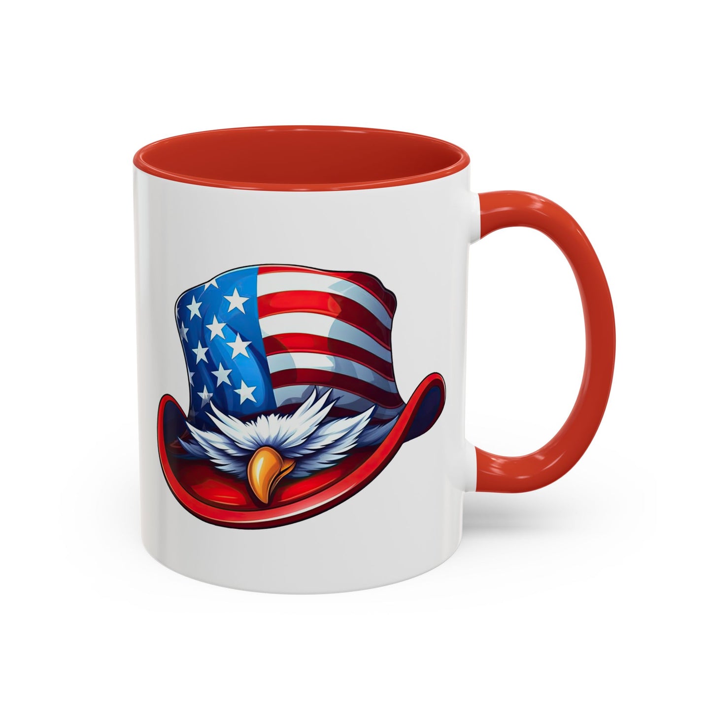 4th of July Mug - Bald Eagle American Hat