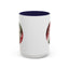 Christmas Mug - Merry Christmas White and Red Text Decoration