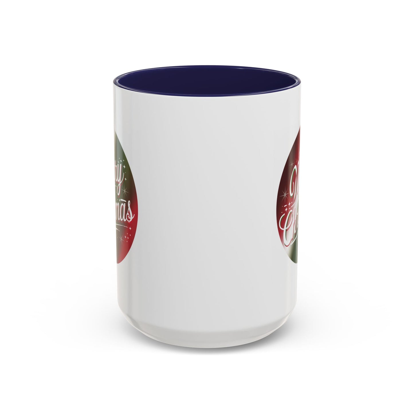 Christmas Mug - Merry Christmas White and Red Text Decoration
