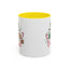 Christmas Mug - We Wish You a Merry Christmas Black & Red Text Cookies & Candy