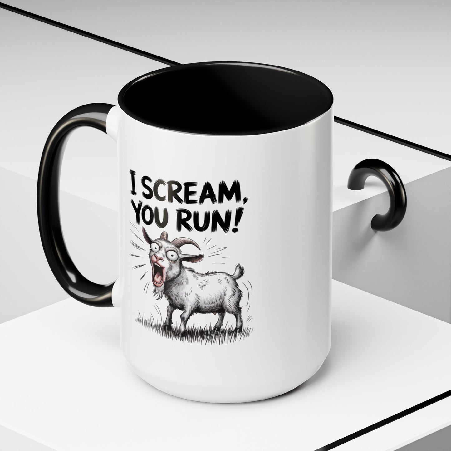 Humor Mug - I Scream, You Run
