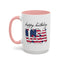 4th of July Mug - Happy Birthday USA