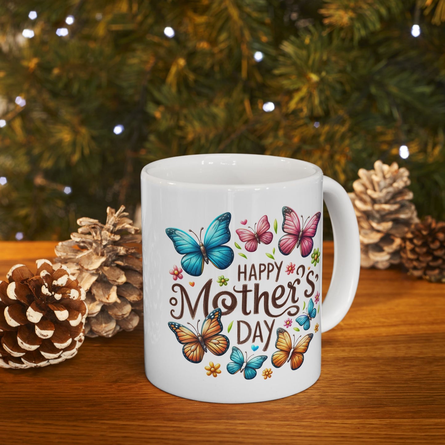 Mother's Day Mug - Happy Mother's Day Butterflies