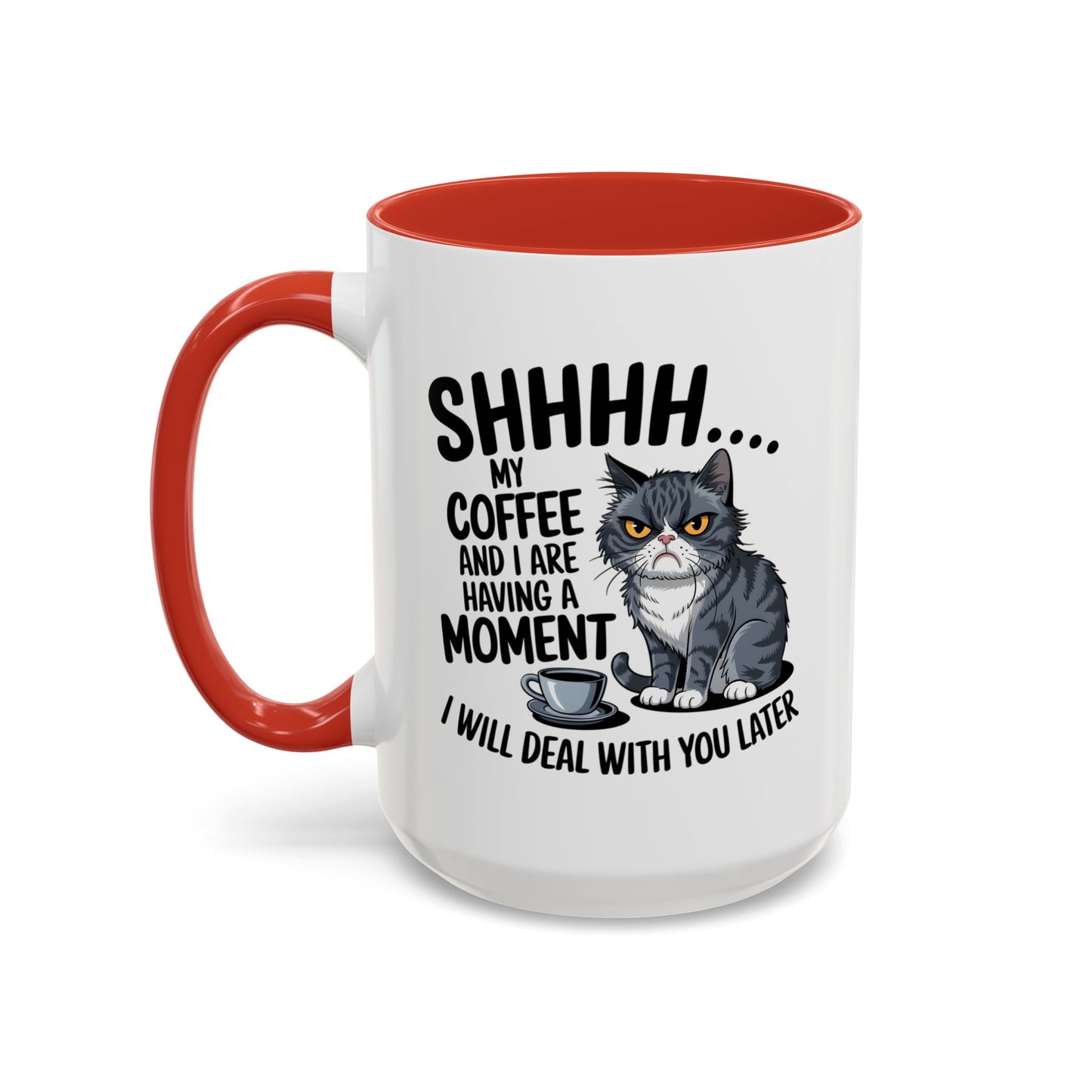 Animal Mug - Shhhh My Coffee and I