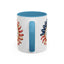 4th of July Mug - Happy Birthday America Sunflower