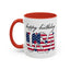 4th of July Mug - Happy Birthday USA