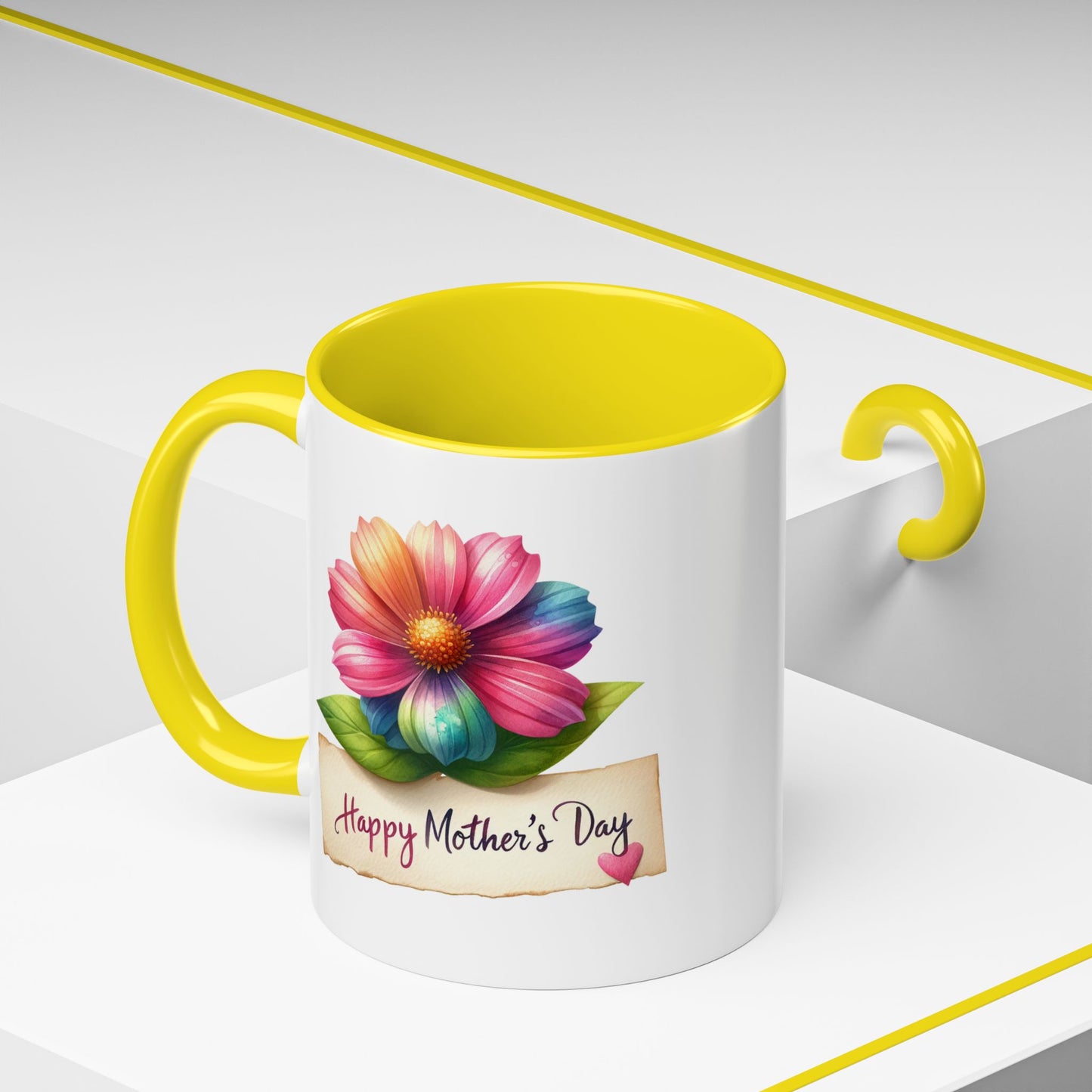 Mother's Day Mug - Happy Mother's Day Flower