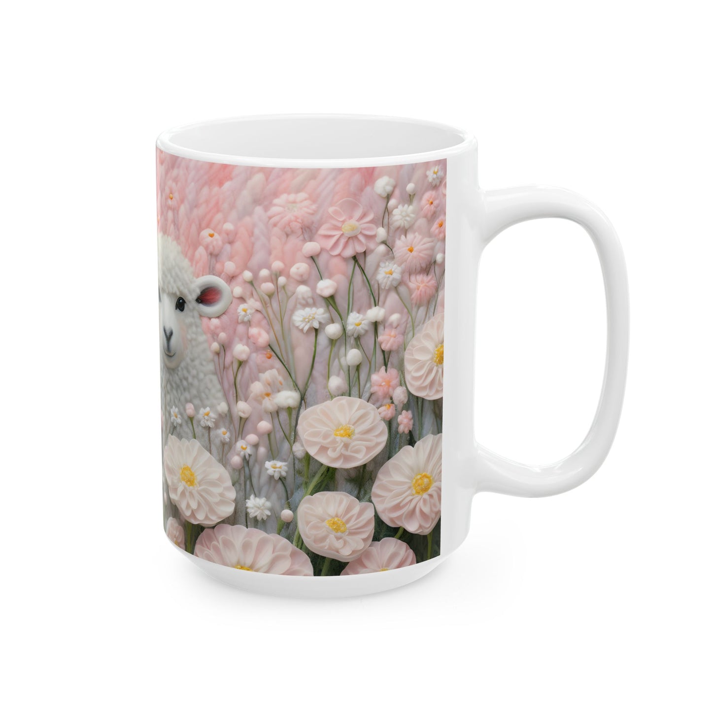 Artistic Mug - Felted Sheep