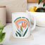 Motivation Mug - Progress Not Perfection Flowers