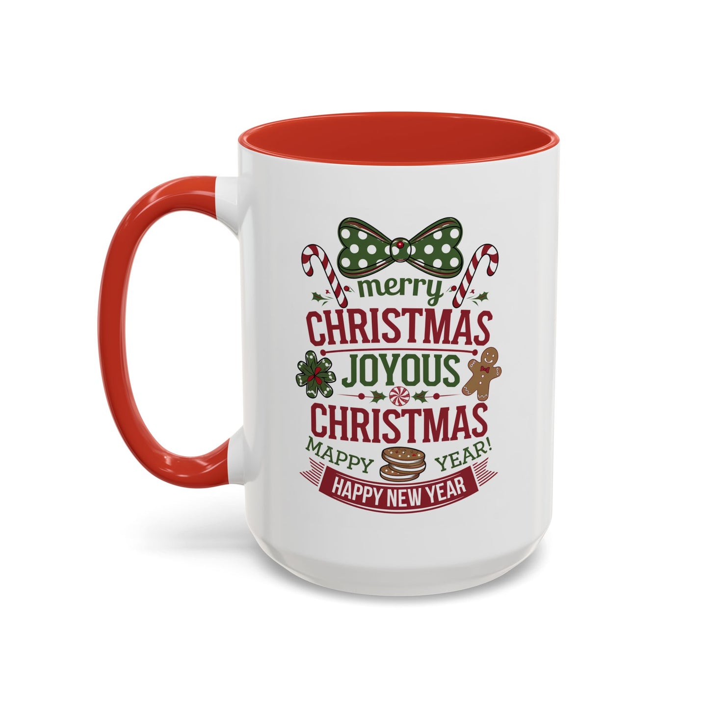 Christmas Mug - Merry Christmas Joyous Christmas Happy New Year
