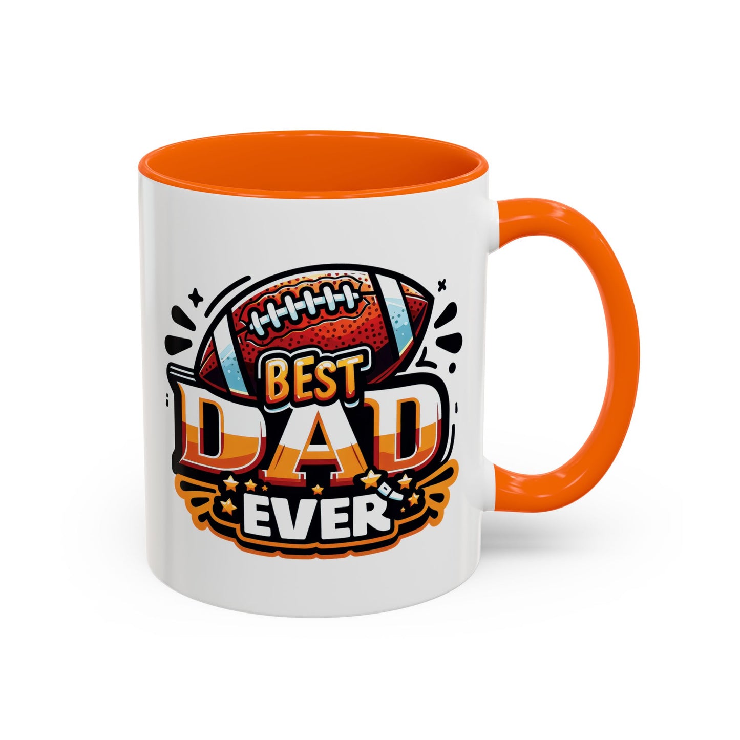 Father's Day Mug - Best Dad Ever Football