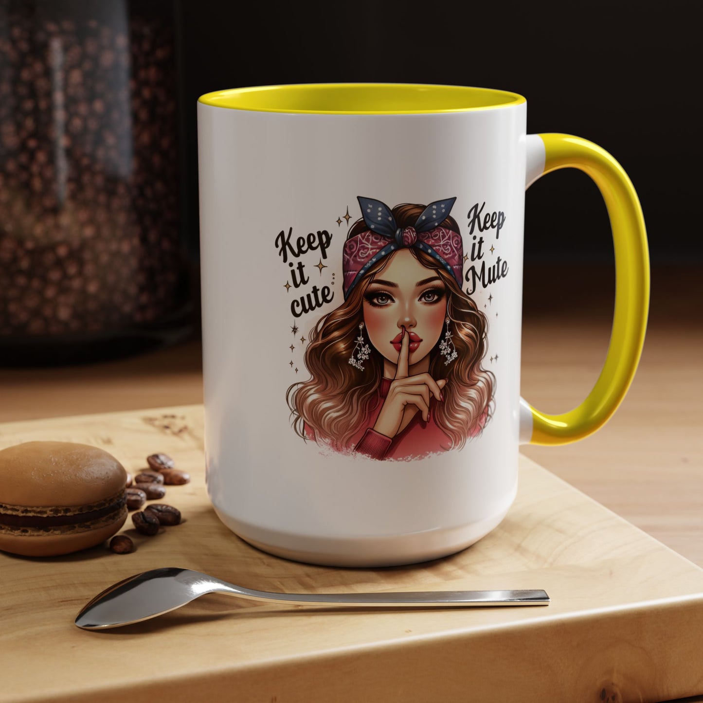 Humor Mug - Keep It Cute Keep It Mute