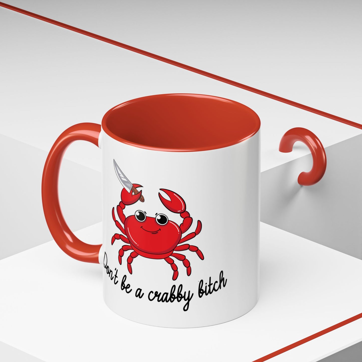 Adult Mug - Don't Be A Crabby Bitch