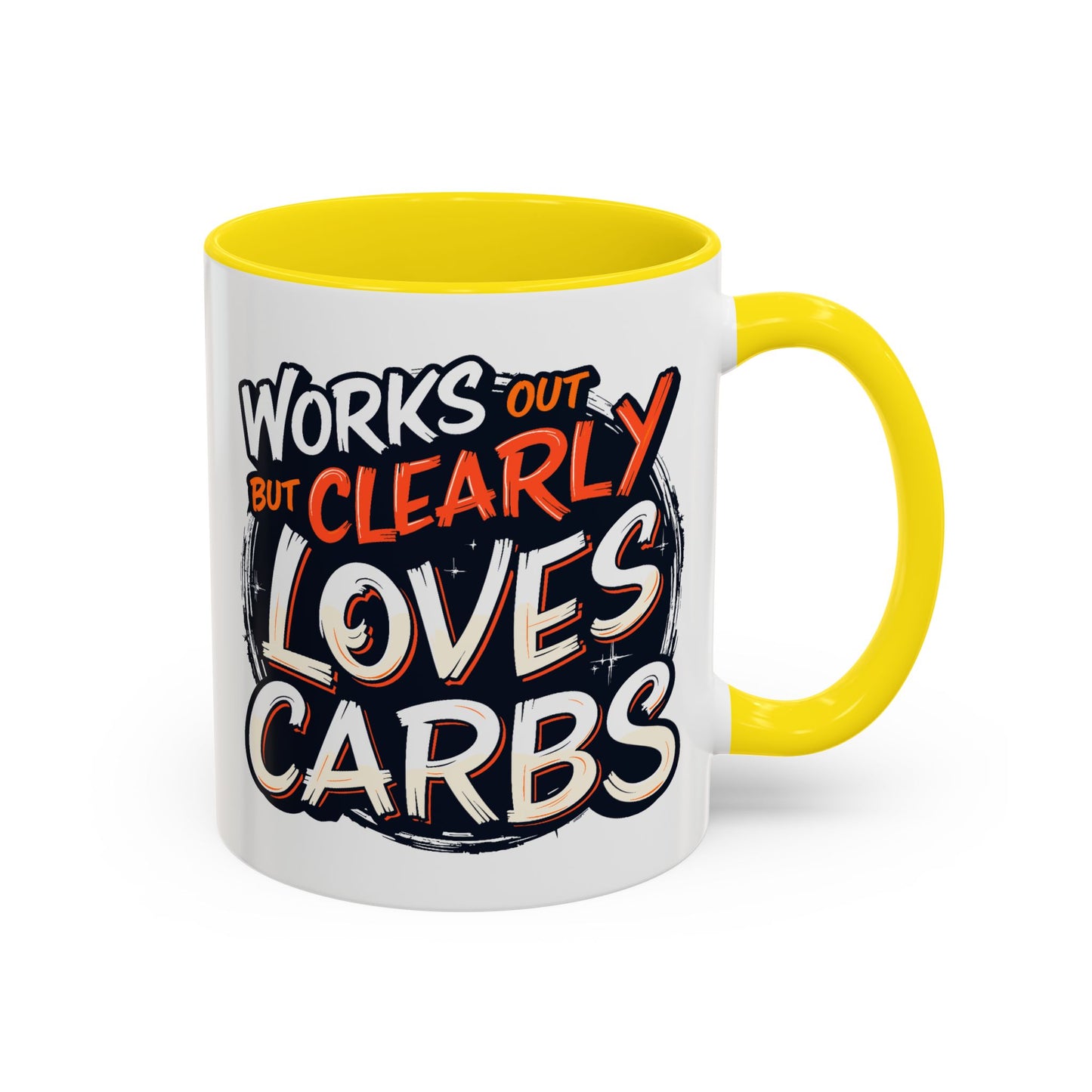 Adult Mug - Works Out But