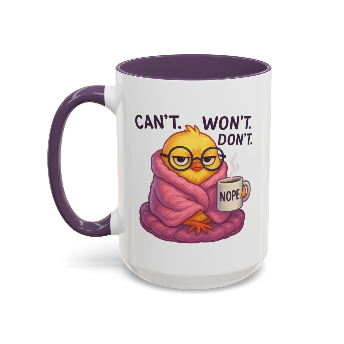 Office Mug - Can't Won't Don't