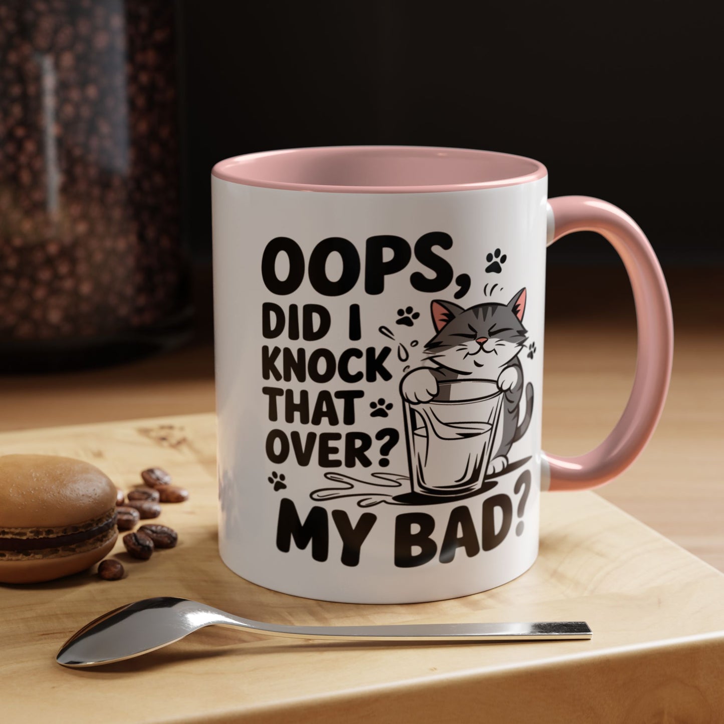 Animal Mug - Oops, Did I Knock That Over