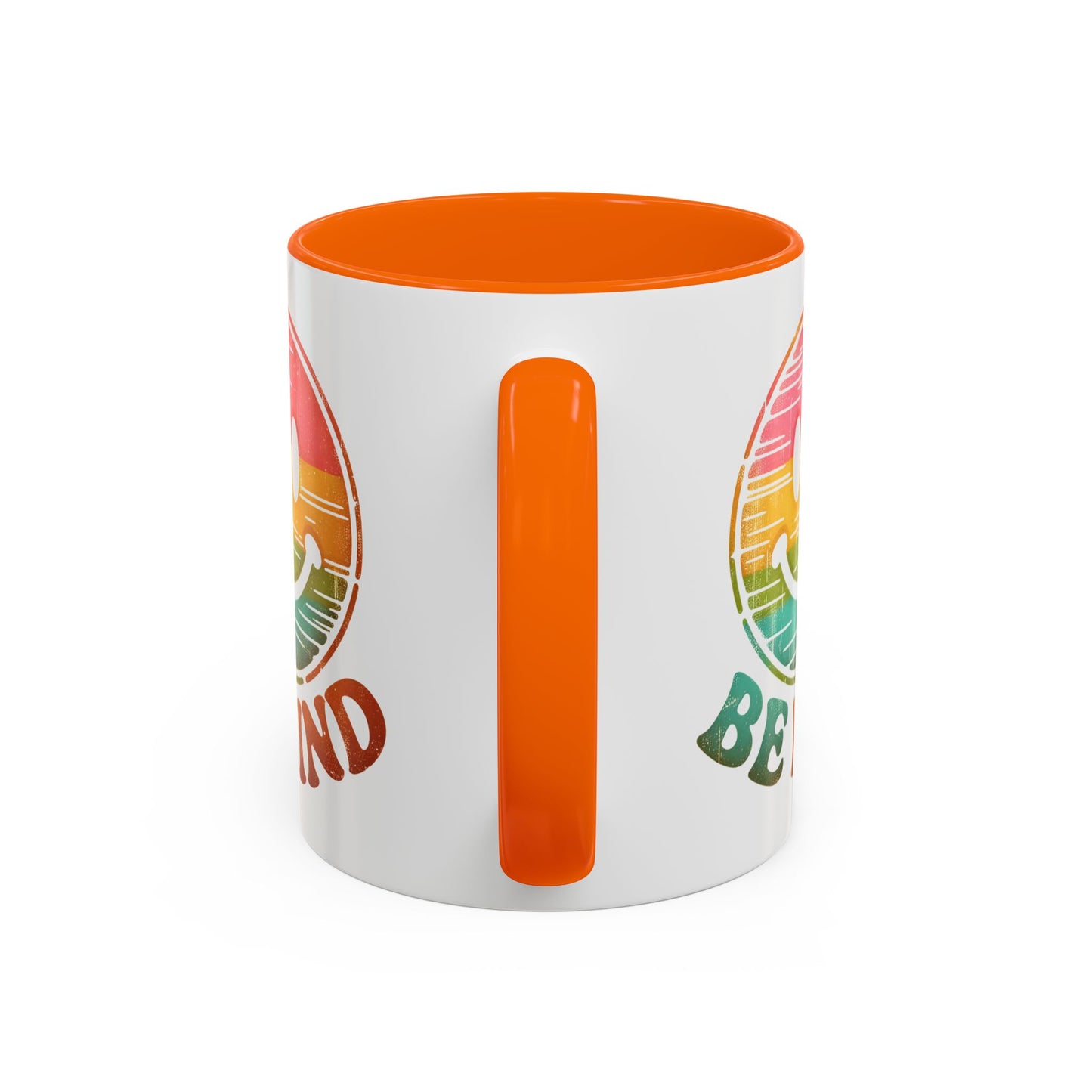 Motivation Mug - Retro Smiley Face Be Kind