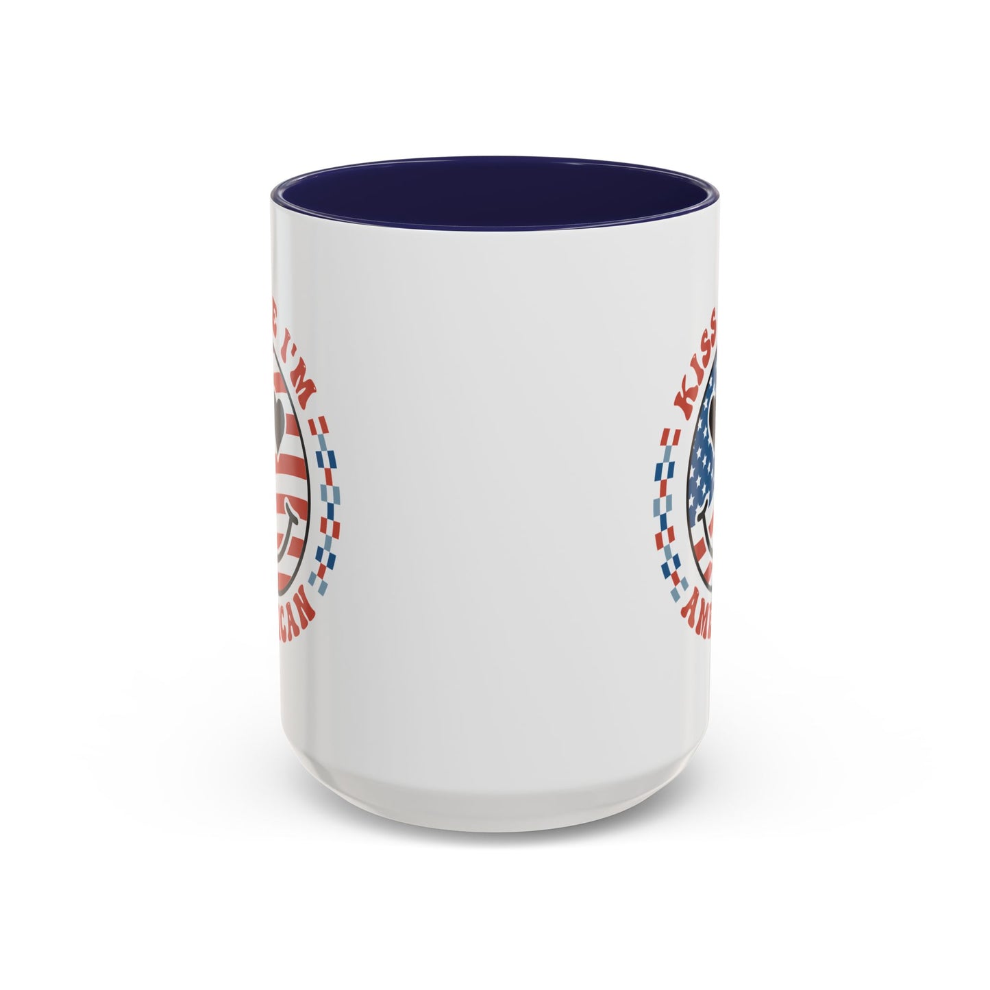 4th of July Mug - Kiss Me I'm American