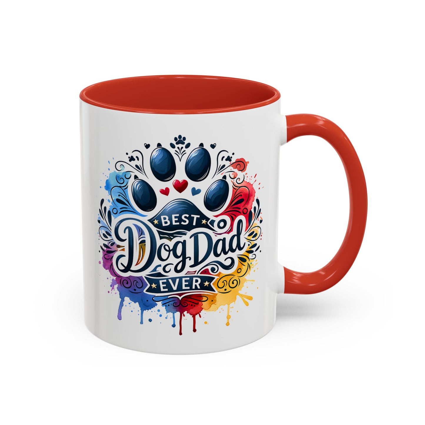 Animal Mug - Best Dog Dad Ever Paw