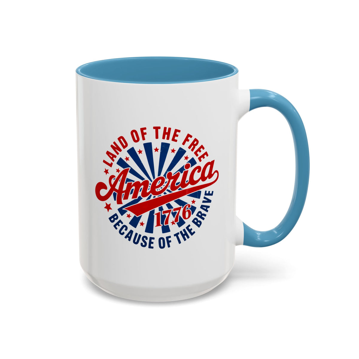 4th of July Mug - America 1776 Land of the Free