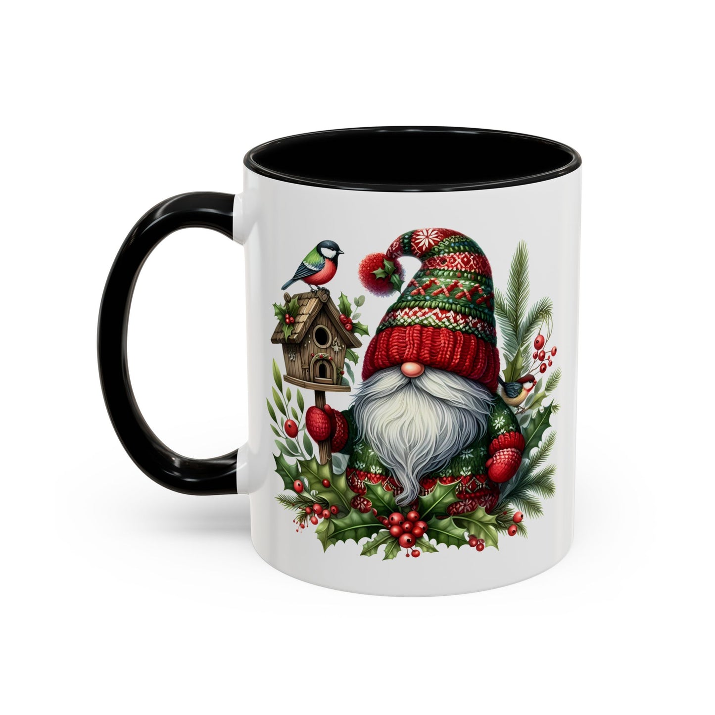 Christmas Mug - Red and Green Gnome