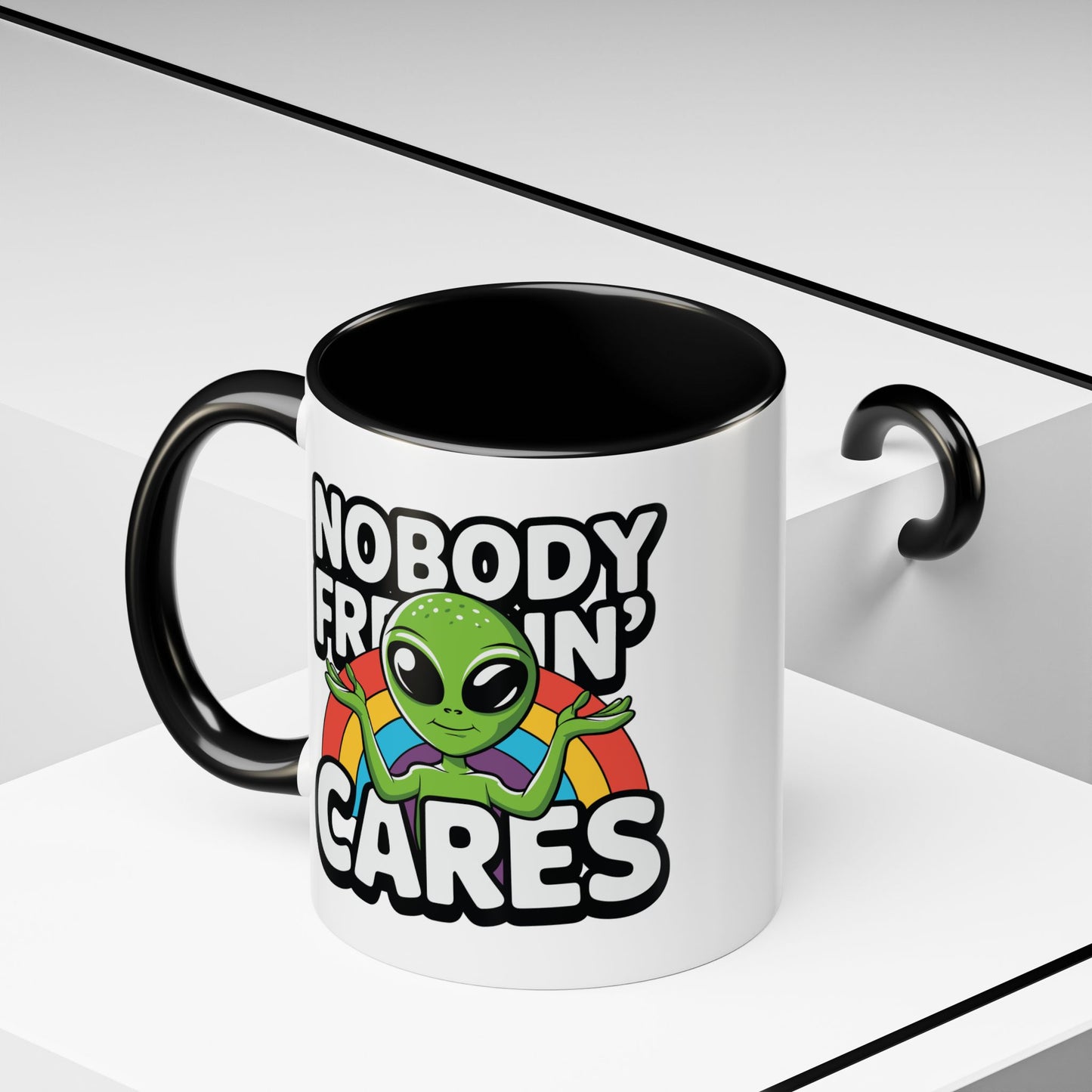 Alien Mug - Nobody Freakin Cares