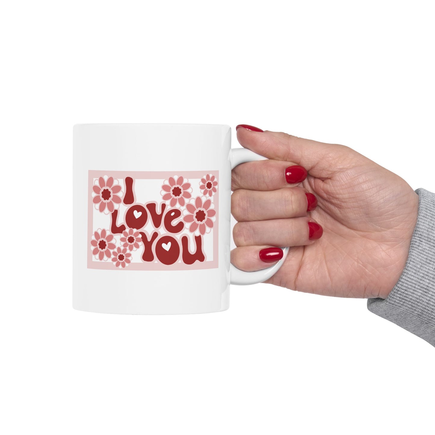 Anniversary Mug - I Love You Card