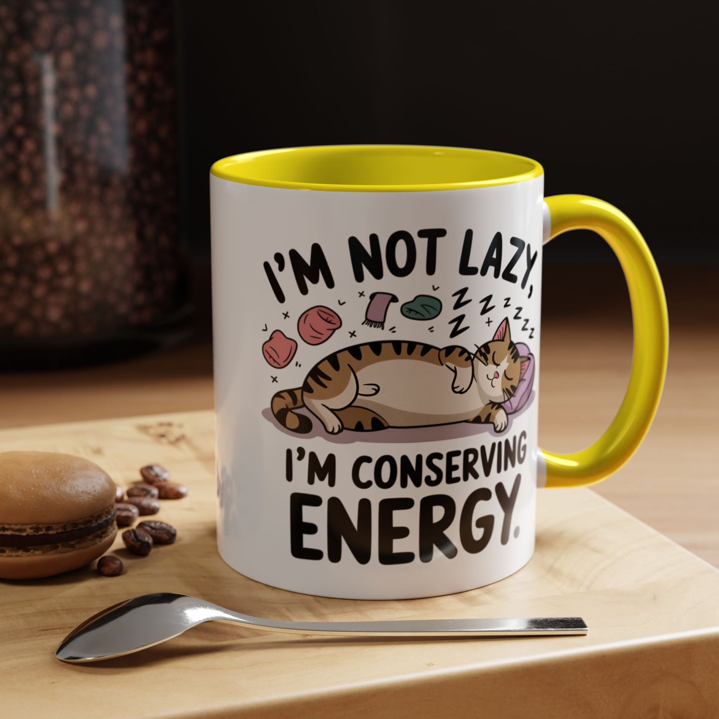 Animal Mug - I'm Not Lazy I'm Conserving Energy