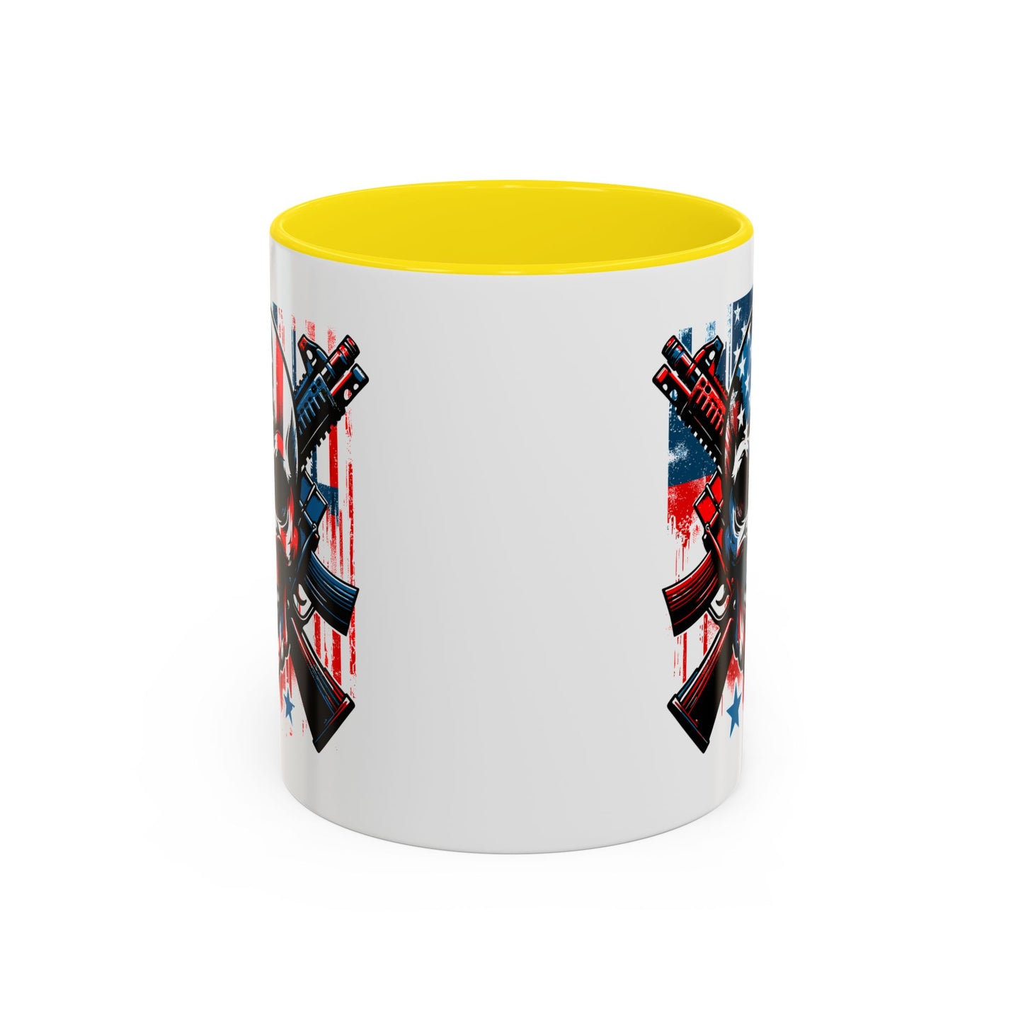 4th of July Mug - Skull With American Flag
