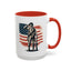 4th of July Mug - American Soldier Flag