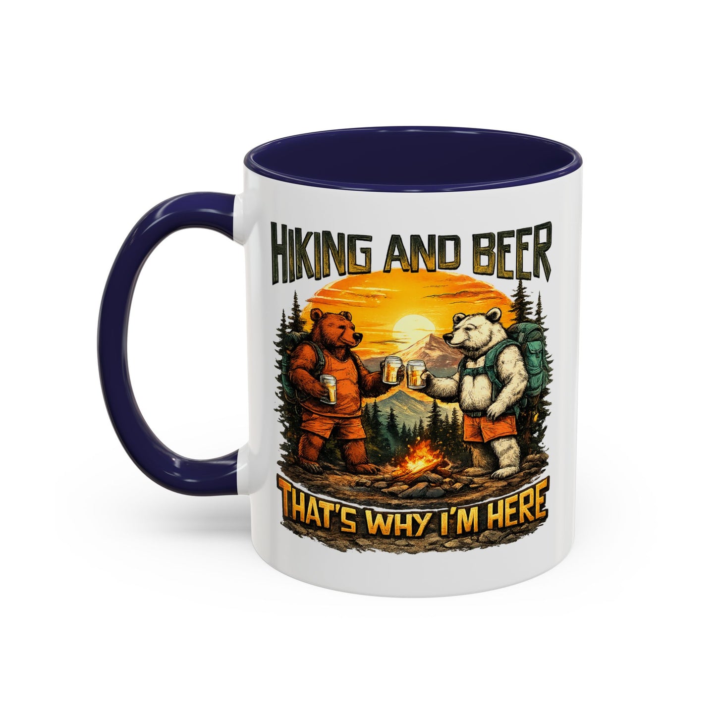 Humor Mug - Hiking and Beer