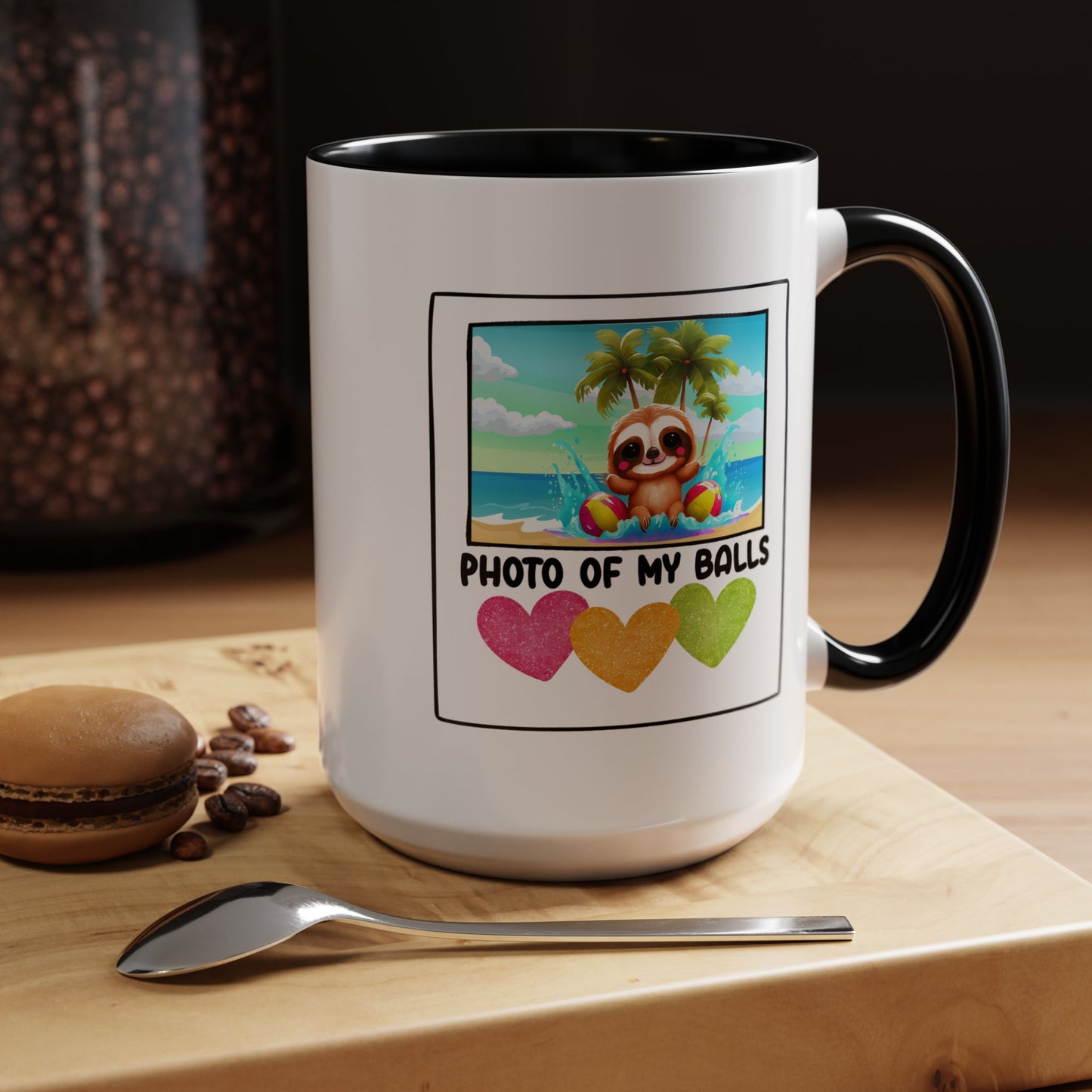 Adult Mug - Photo of My Balls