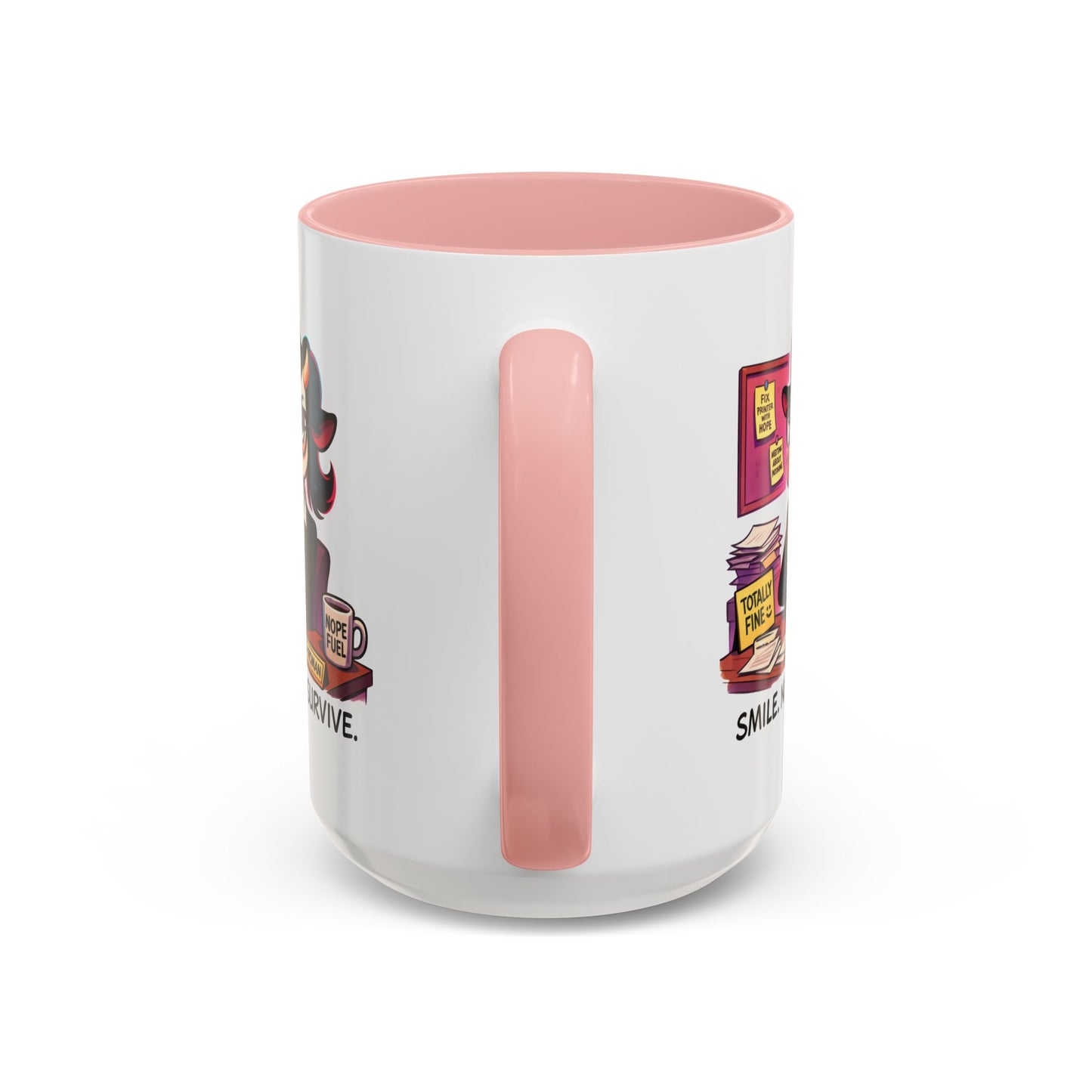 Office Mug - Smile Nod Survive