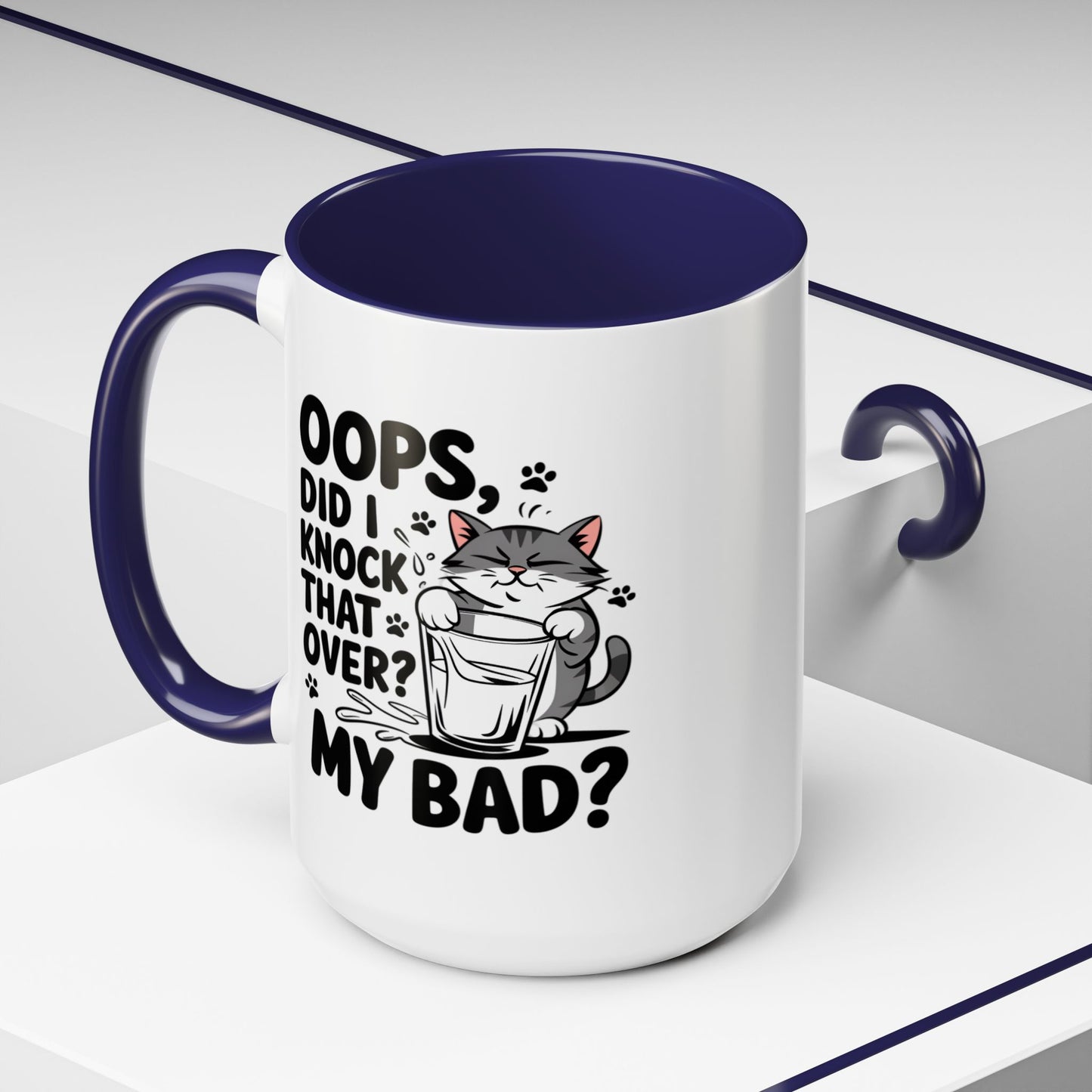 Animal Mug - Oops, Did I Knock That Over