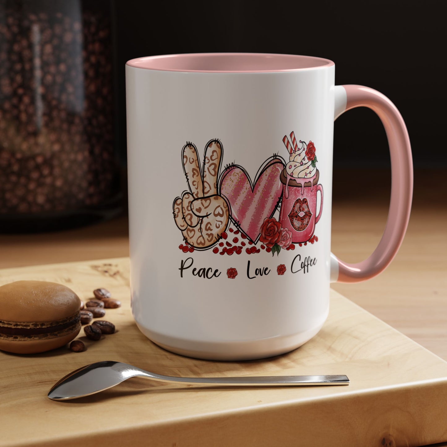 Humor Mug - Peace Love Coffee