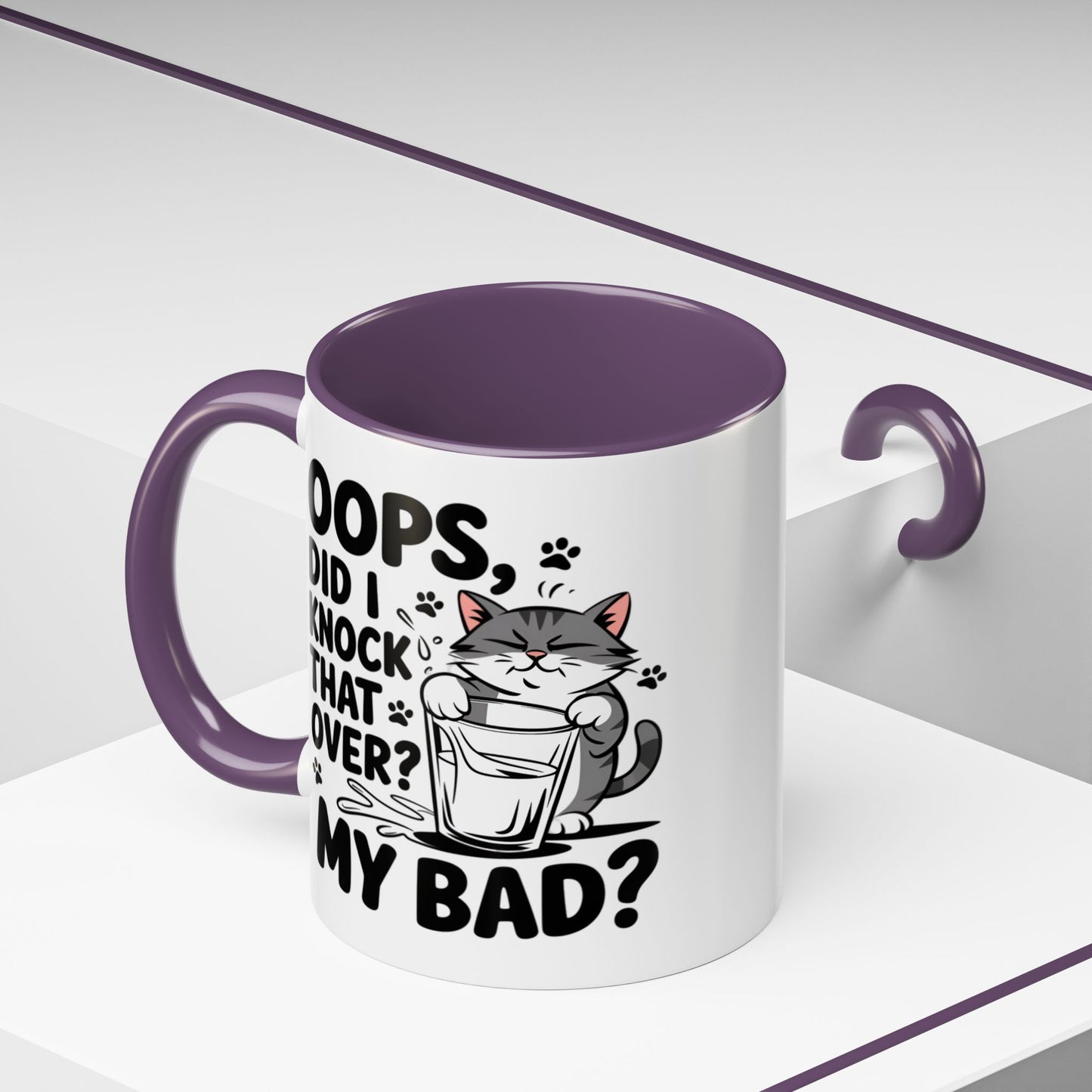 Animal Mug - Oops, Did I Knock That Over