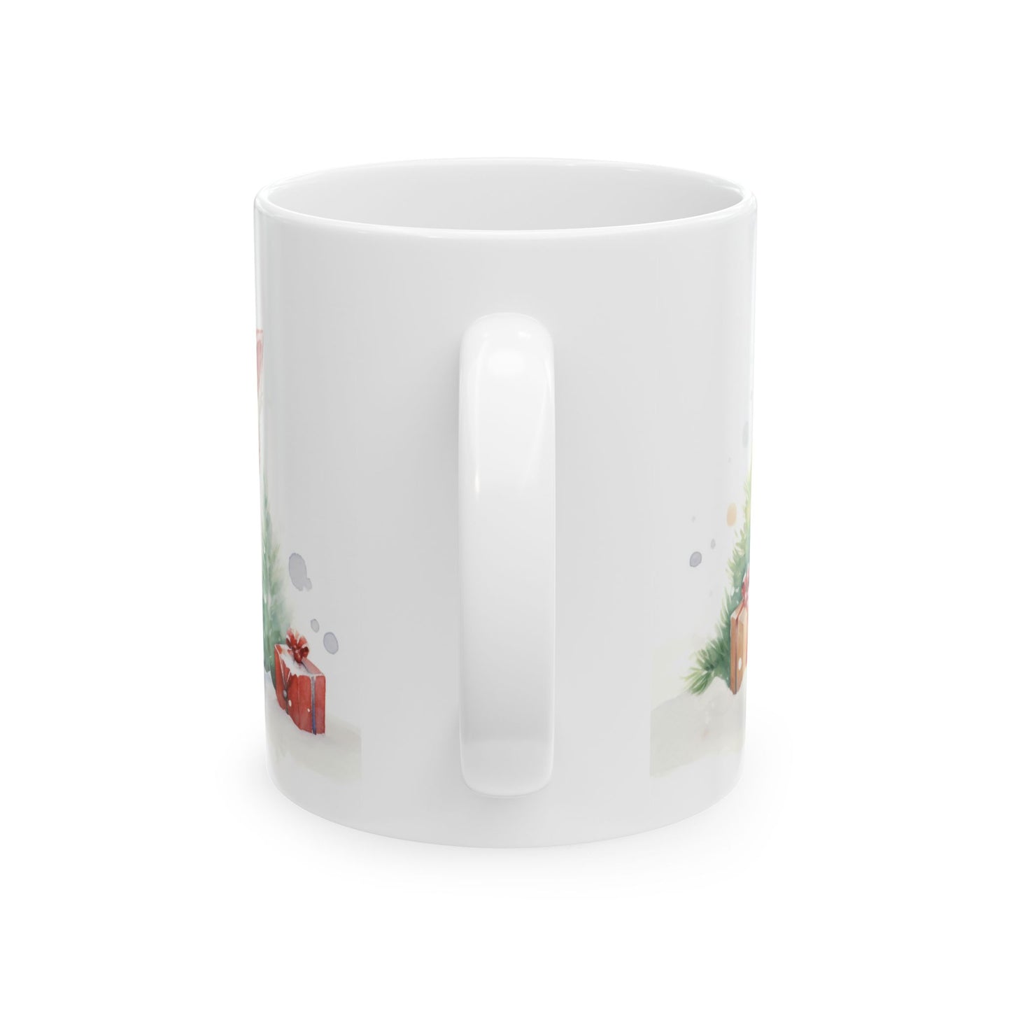 Christmas Mug - Kittens Tree Presents