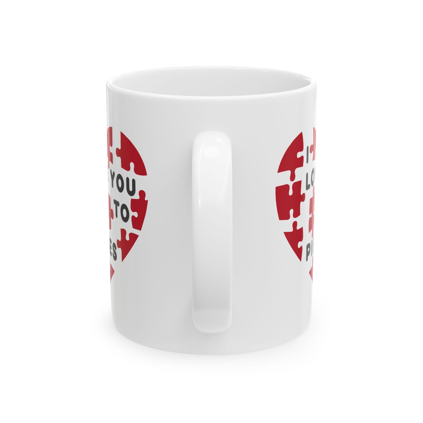 Anniversary Mug - I love You to Pieces Puzzle