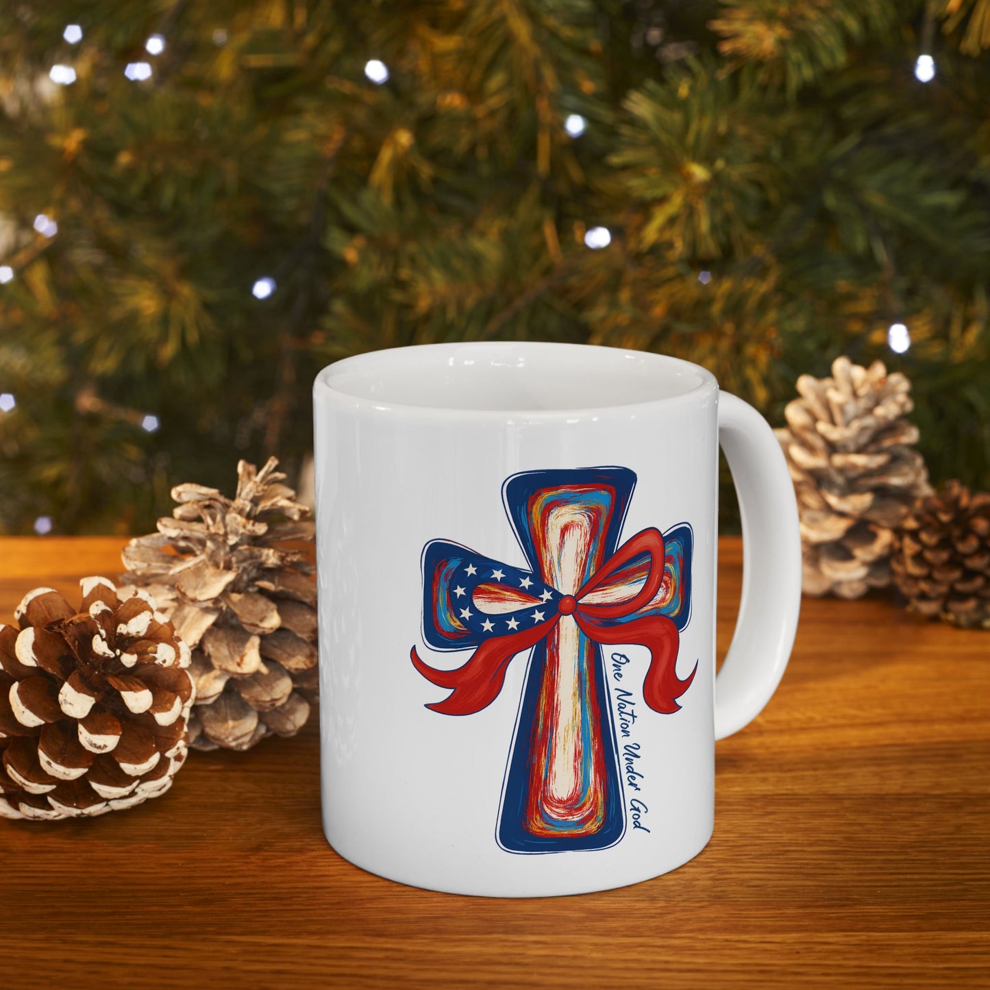 Religious Mug - One Nation God