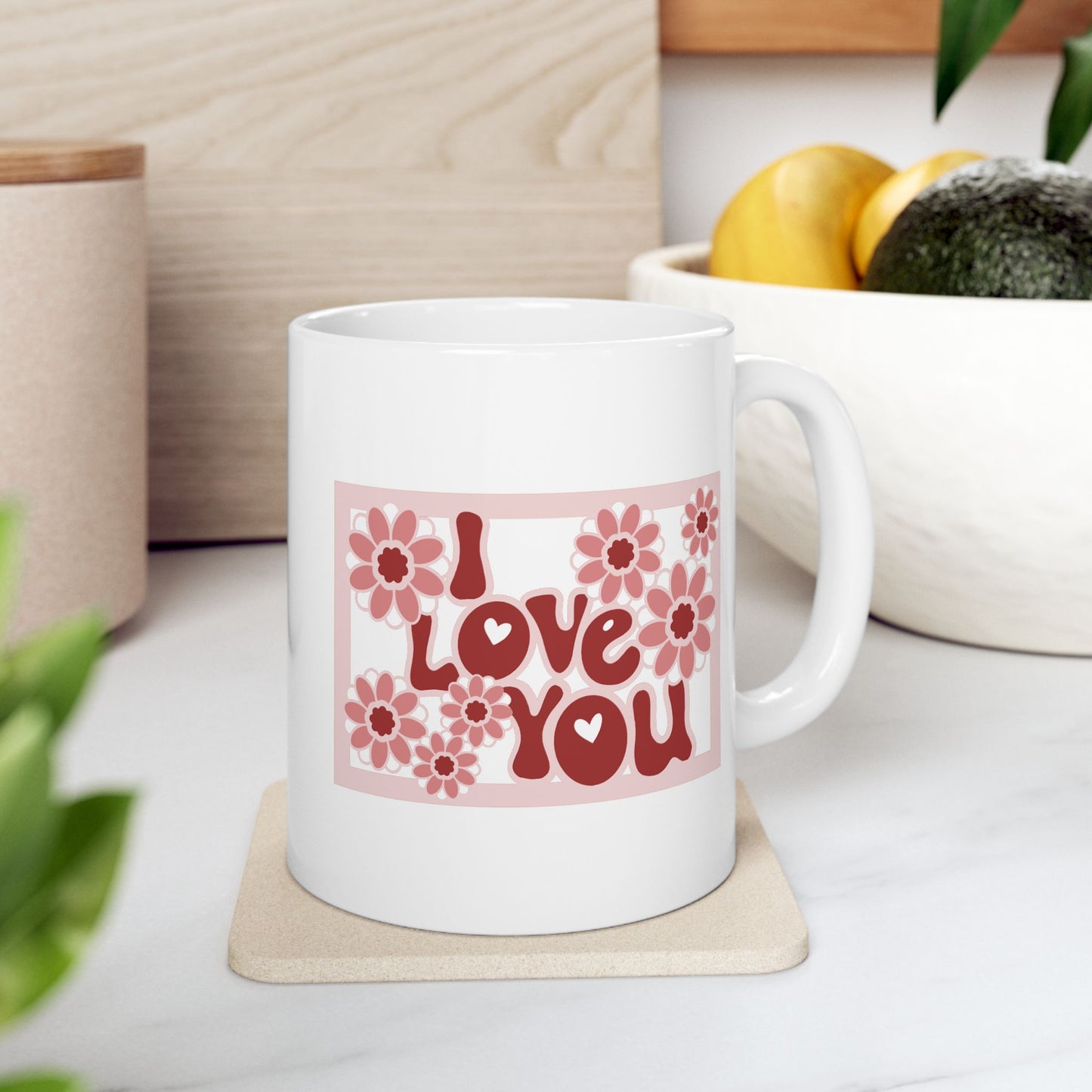 Valentine's Day Mug - I Love You Card
