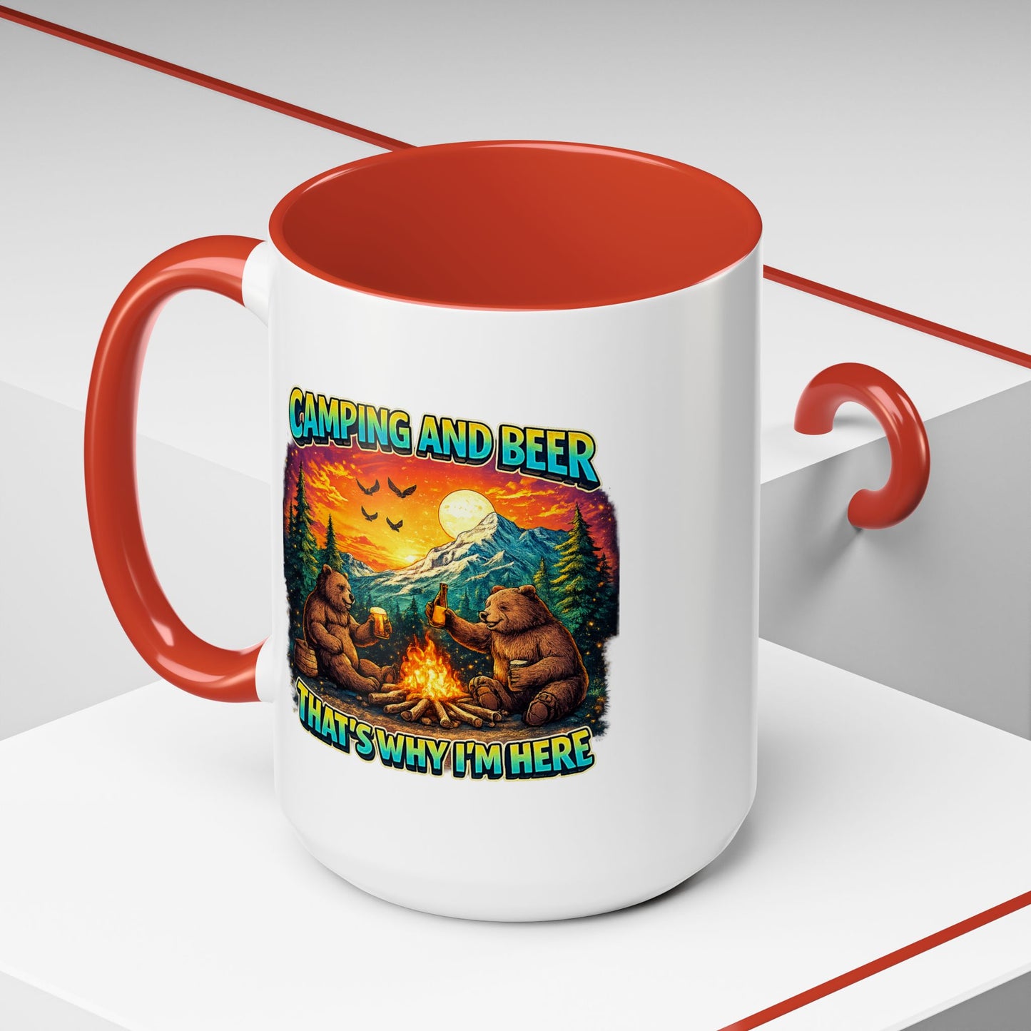 Humor Mug - Camping and Beer