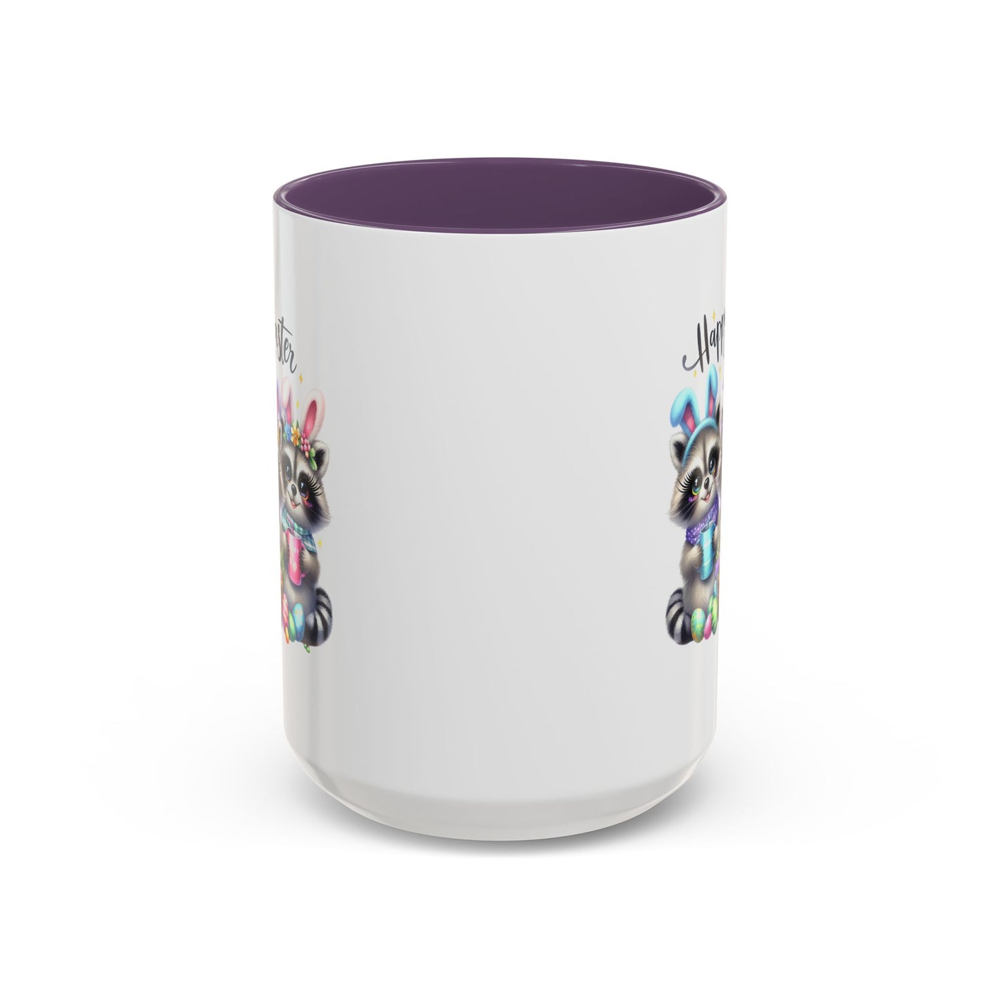 Easter Mug - Happy Easter Racoons