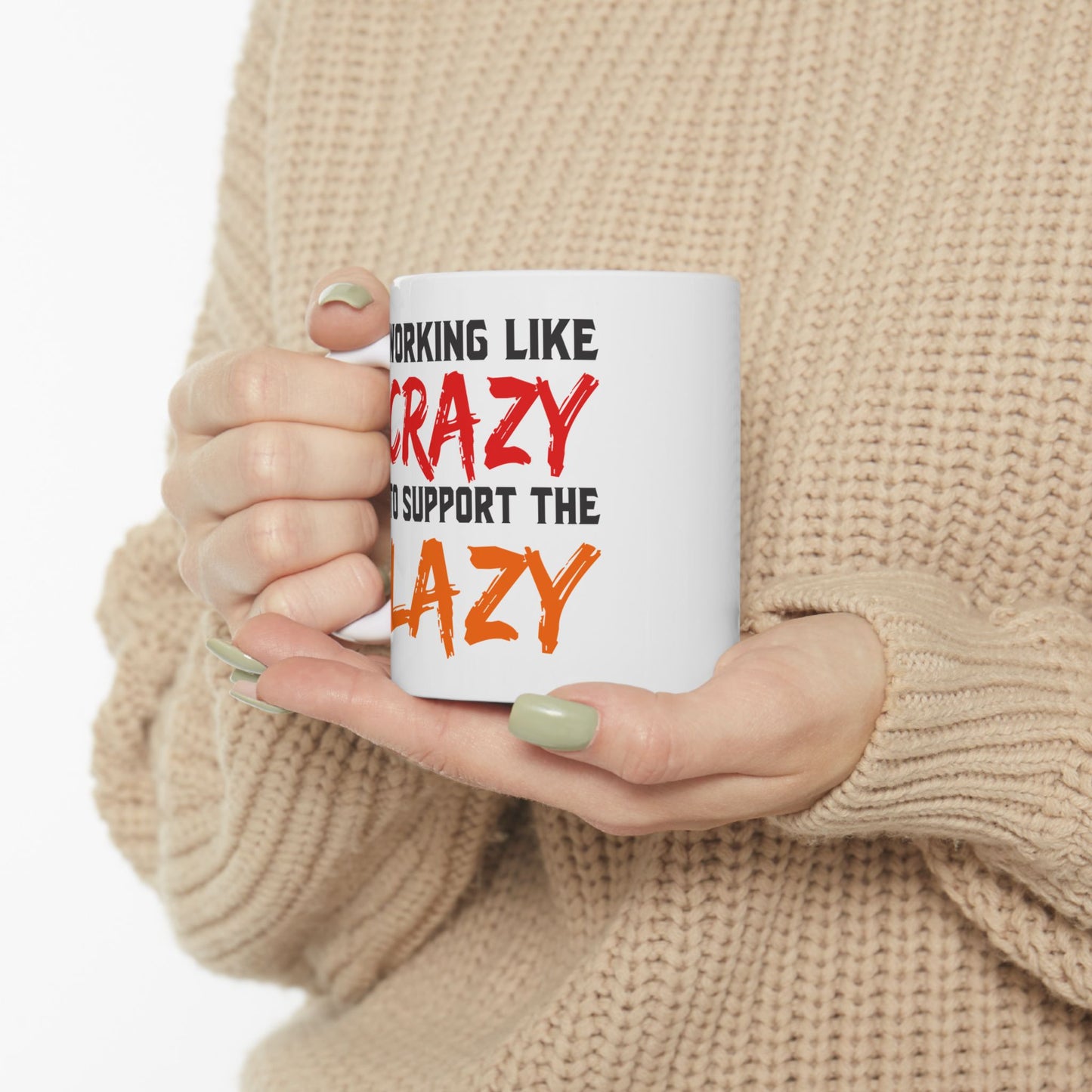 Office Mug - Working Like Crazy