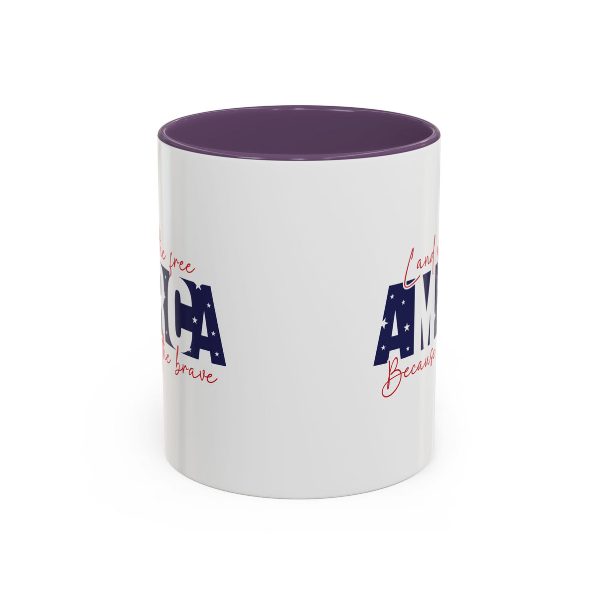 4th of July Mug - American Land of the Free Stars