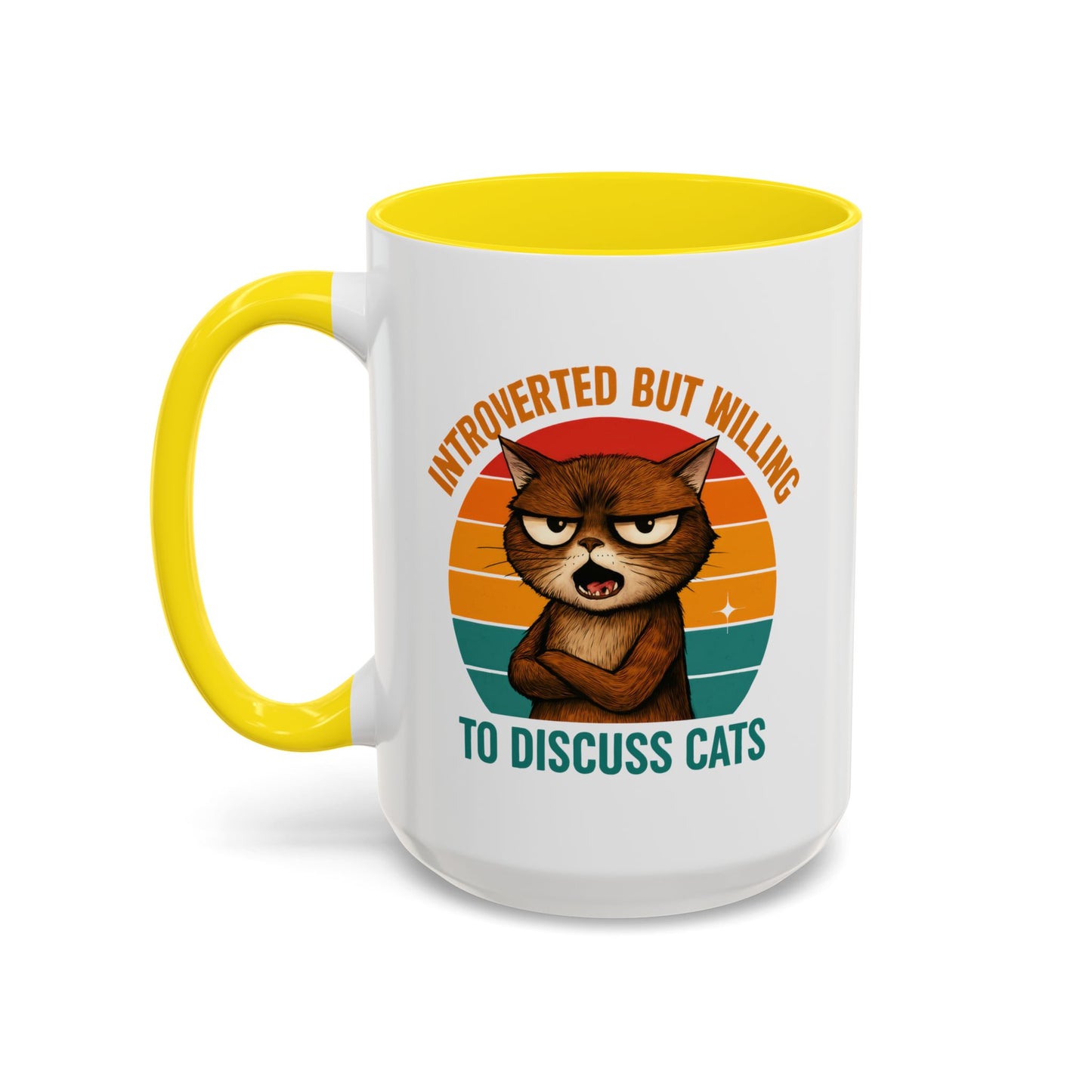 Animal Mug - Introverted But Willing To Discuss Cats