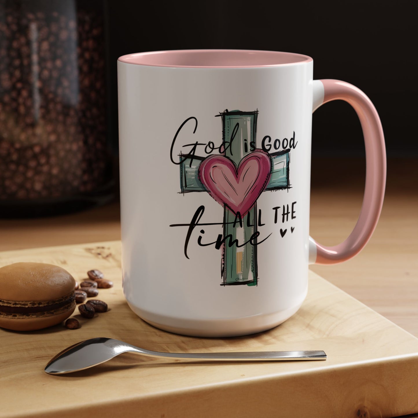 Religious Mug - God Is Good Cross