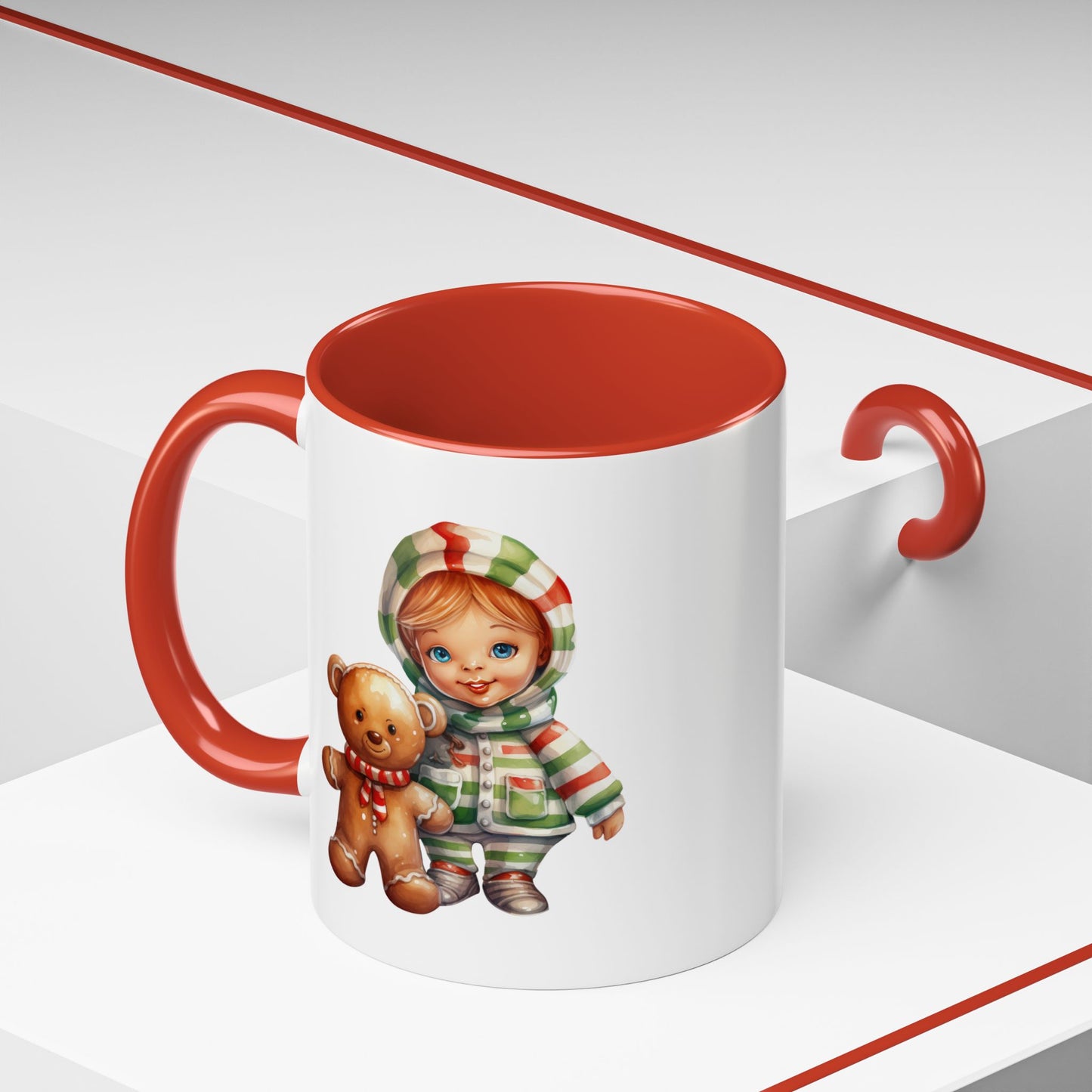 Christmas Mug - Gingerbread Man & Girl