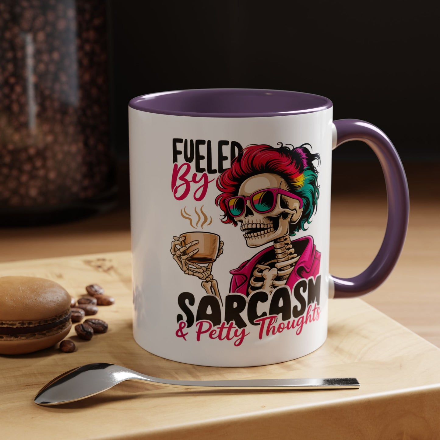 Humor Mug - Fueled by Sarcasm & Petty Thoughts
