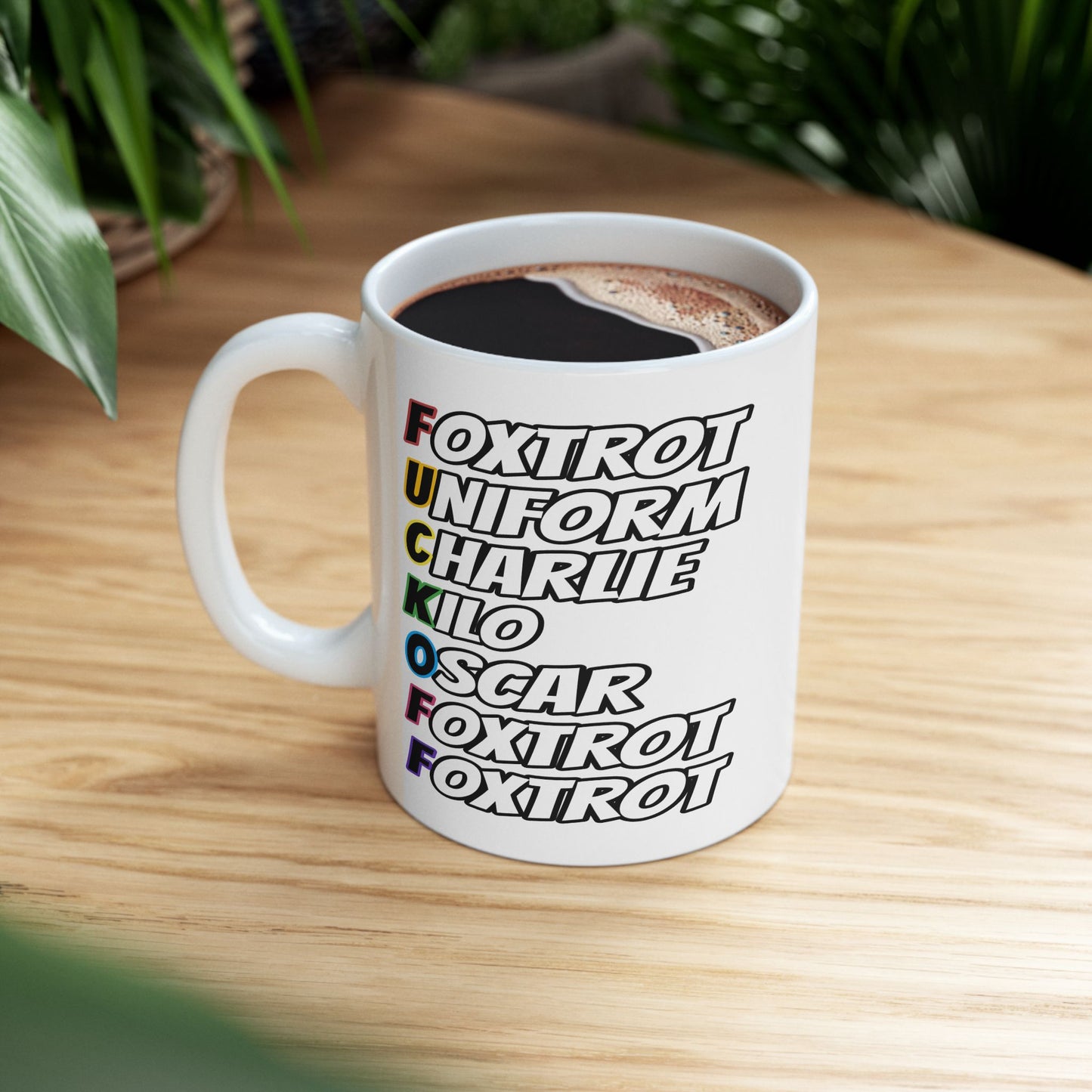 Adult Mug - Phonetic Fuck Off